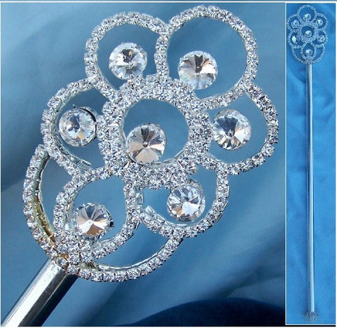 Halifax Rhinestone Queen Princess King Scepter - CrownDesigners