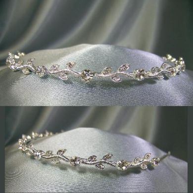 Headband style Tiara For Bridal, Veil, Wedding Gown - CrownDesigners