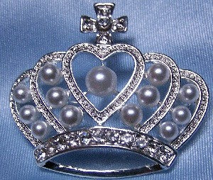 Dillingham Rhinestone State Crown Pin - CrownDesigners
