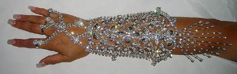 Rhinestone Rio Carnaval Arm Bracelet - CrownDesigners