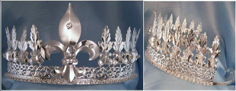 Lancaster Silver  Adjustable Unisex Crown Tiara - CrownDesigners