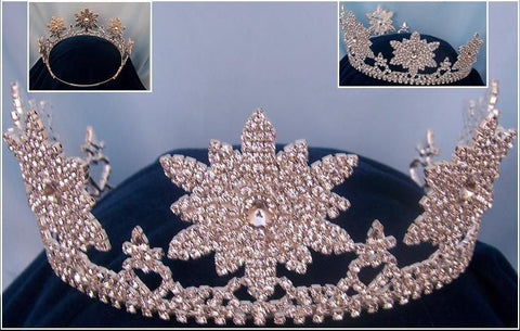 Adjustable silver STARRY NIGHT TIARA - CrownDesigners