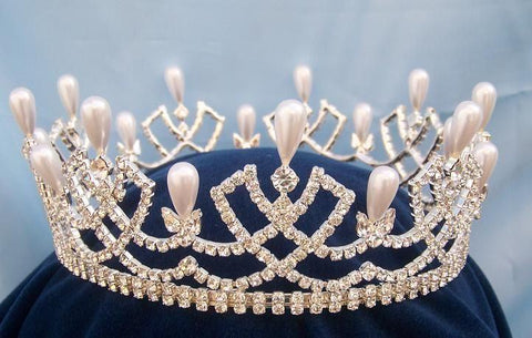 Rhinestone full Romanov Palace Crown - CrownDesigners