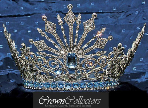 Beauty Pageant Rhinestone Queen Tsarina Alexandra Fedorovna Romanov Crown - CrownDesigners