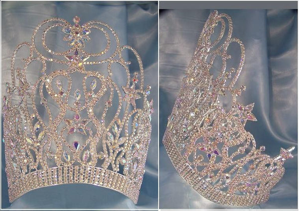 Silver Supreme Diva Beauty Pageant Crown LARGE Queen
