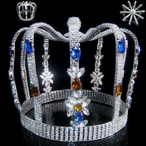 Carnival of Rio King's Rhinestone Men's FULL Crown - CrownDesigners