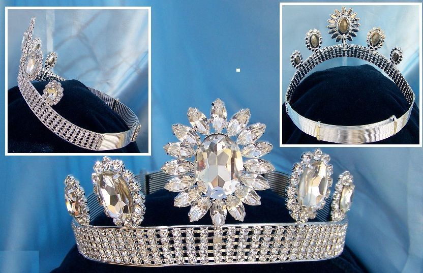 Anne Boleyn Style Tudor Rhinestone Crown - CrownDesigners