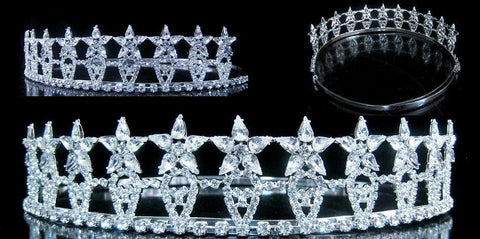 Beauty Pageant Rhinestone Crown Tiara - CrownDesigners