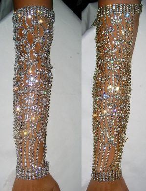 Rhinestone Havana Tropicana Arm Bracelet - CrownDesigners