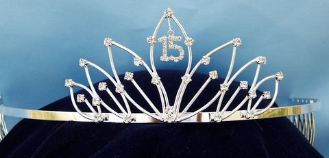 Juliette &quot;Quince&quot; Princess Rhinestone Tiara - CrownDesigners