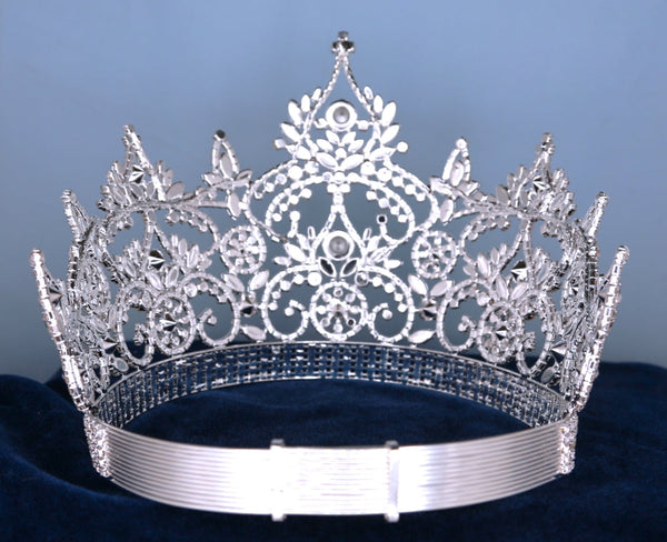 Continental Adjustable Crystal Crown Tiara