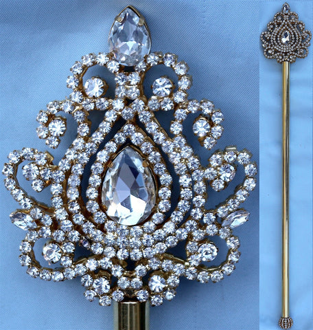 Gold Rhinestone Scepter