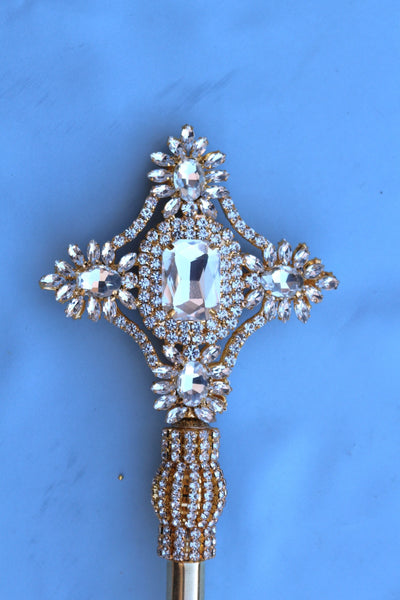 Imperial Rhinestone Gold Scepter SCEPTERS