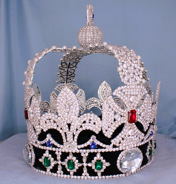 Imperial Rhinestone Men's State Crown