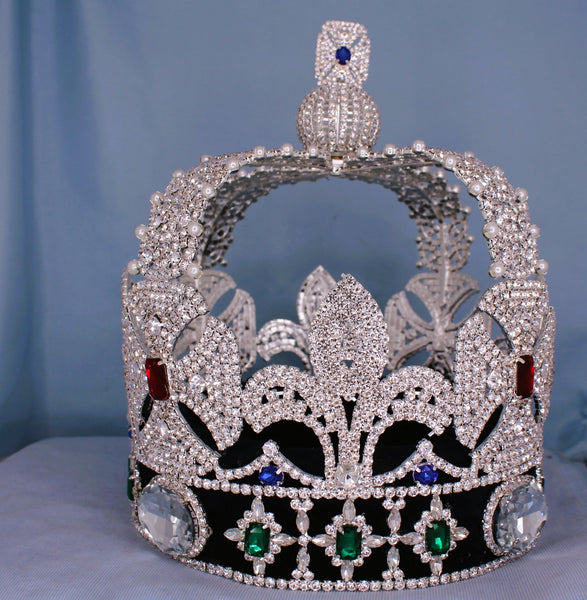 Imperial Rhinestone Men's State Crown