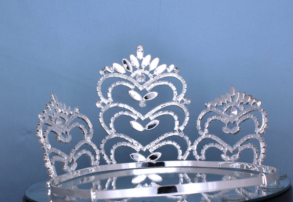Rhinestone Queen Bridal Princess Rhinestone Crown Tiara MEDIUM Queen/Princess