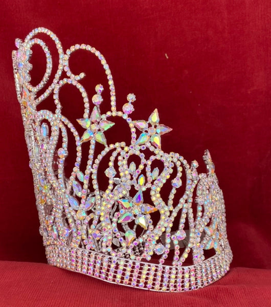 Silver Supreme Diva Beauty Pageant Crown LARGE Queen