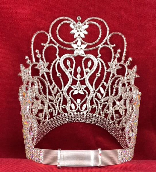 Silver Supreme Diva Beauty Pageant Crown LARGE Queen