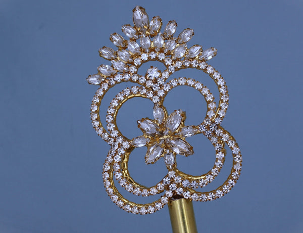 The Cotillion Rhinestone Royal GOLD Queen Scepter SCEPTERS