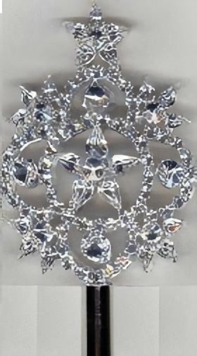 The Imperial Stars Silver Rhinestone Scepter
